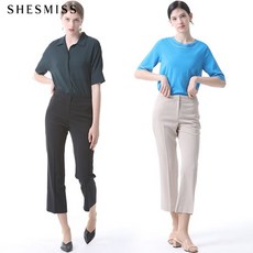 [최초가 138000원] 스트레이트핏 솔리드 스판 팬츠