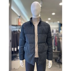 오스틴리드 (주) by 파크랜드 청주점 니트에리배색 스웨이드 구스다운 블루종 AJJ25411