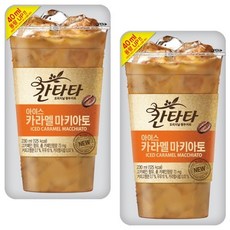 칸타타 아이스 카라멜마키아토 230ml 20개입 달달한 탕비실간식, 1개, 단품