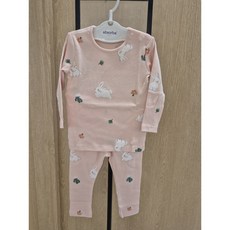 [압소바 ] 초봄 늦가을 겨울 유아 여아 블러쉬 슬림내의 AZD-10390