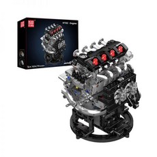 몰드킹 10234 전동 VTEC 엔진 모델 조립 블록