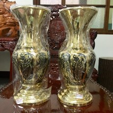 台灣純銅製造八仙花瓶 8寸(約24公分) - 優質居家裝飾，提升空間品味