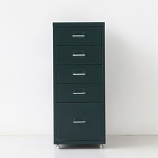마켓뷰티 FIHA 서랍장 4.1단, 다크그린