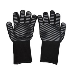 고온 내성 장갑 오븐 바베큐 단열 전자레인지, 회색 도트 x 1개