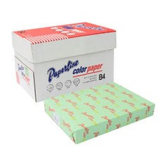 PAPERLINE 彩色影印紙 B4 80磅 噴墨雷射影印印表機適用, 120 淺藍色, 1個