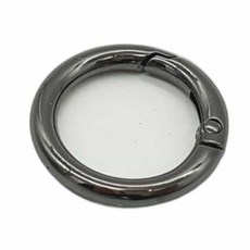 인프마켓 열쇠 고리 오링 흑니켈 27mm 키링 연결오링 원형연결고리