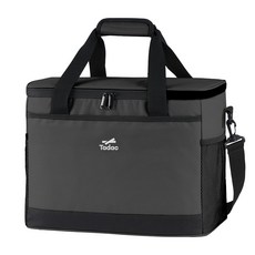 타닥 에센셜 소프트 쿨러백 아이스 보냉백 캠핑가방 보온 보냉가방, 그레이, 30L