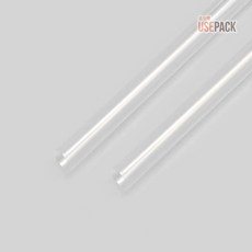 유즈팩 스트로우 버블빨대 벌크 21cm 투명 200개, 1개