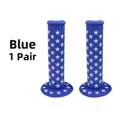고무 자전거 핸들 미끄럼 방지 사이클링 세발 스쿠터, 1개, 5. Blue-1 Pair