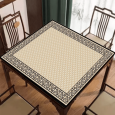 마작판 미끄럼방지 게임카페트 테이블보 소음방지 보드게임판 놀이판 보드게임매트 휴대용, 100x100cm, L타입, 1개