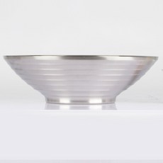 스텐 이중식기(파도볼)3호(220x75), 1개