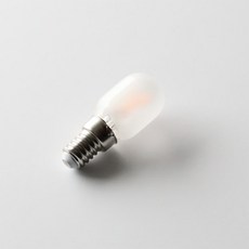 일광 디밍 F-LED T25 2w E14소켓 전구색 2200K (불투명) 피그미전구 소형 미니 장식전구 필라멘트, 1개