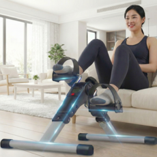 로시오 접이식 실내 미니사이클 실내자전거 효도선물, 블랙