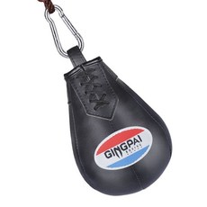 拳擊閃躲訓練器 懸掛式反應速度球 實心搏擊訓練球, 超纖皮閃躲訓練實心球黑+1.5kg配繩扣