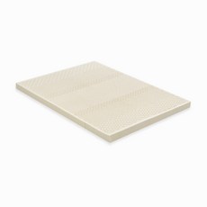 라폼 천연라텍스 토퍼 매트리스 침대 거실 바닥 매트 + 방수속커버 10cm 미디엄