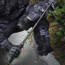 호신용 강력 3단봉 위급상황 3단 실버호신봉 휴대용 접이식 진압봉 호신봉, 3단호신봉