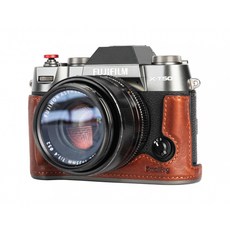 스몰리그 후지 X-T50 가죽 하프 케이스 키트 브라운 4710, 1개