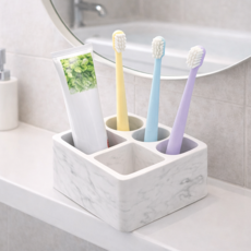 디노르 5구 규조토 칫솔꽂이, 1개, 혼합색상