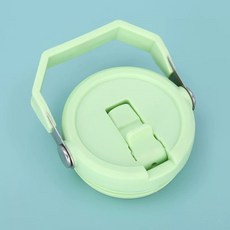 뚜껑 손잡이 591ml 범용 텀블러 액세서리, E. 녹색밀폐형 휴대용 빨대 뚜껑