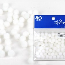 유아 만들기 폼폼이 10mm 흰색 유치원 어린이집, 1개