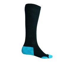ifeet 漸進式長筒壓力運動襪, 1個, L, 黑色