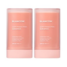 백탁없는 자외선차단 선스틱 투명자차 강력차단 피부진정 선케어 민감성 피부용 SPF 50+ PA++++, 20g, 2개