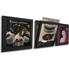 ART VINYL 黑膠唱片展示掛框, 1個, 黑色