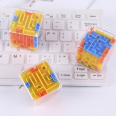 兒童3D迷宮球 走珠立體迷宮 六面迷宮 BSMI：M74979, 1個, 六面立體迷宮