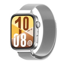 Huawei Watch Fit 4/3 금속 밀라노 스트랩 비즈니스 클래식 교체 통기성 손목 밴드 Pro Correa, 04 Silver, 01 Huawei Fit 4 Pro