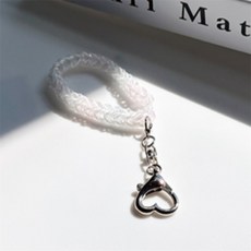 하트 고리 핸드폰비즈스트랩 열쇠고리만들기