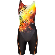 워터폴 여자 5부 X자 선수용 실내 수영장 수영복