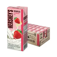 허쉬 초콜릿 드링크 딸기 190ml 24팩