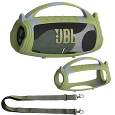 JBL Charge 5 휴대용 블루투스 스피커용 실리콘 커버 케이스 JBL Charge 5 스피커 액세서리용 보호 스킨 홀더 (카모플라주 케이스 Wi-Fi 버전에는 맞지 않, 카모플라주 케이스(Wi-Fi 버전에는 적합하지 않음)