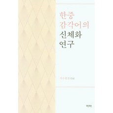 한중 감각어의 신체화 연구, 역락, 9791162445983, 석수영 저