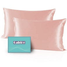 Gabire Mulberry 실크 베개 커버 2개 세트 머리카락과 피부를 위한 양면 리얼 실크 베개 커버 쿨 유기농 실크 베개 커버 2팩 숨겨진 지퍼 실버 그레이 스탠다, 5. 코랄 핑크 (2팩)