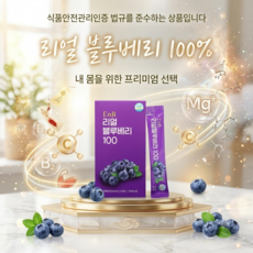 [EnB] 리얼 블루베리 100% 농축액 스틱형 과채주스, 14개, 20g