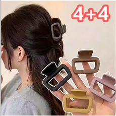 4+4사각 헤어집게핀 8종세트