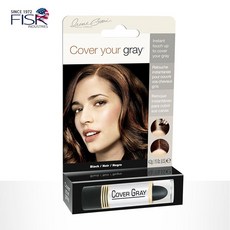 터치-업 스틱 립스틱 타입 새치커버 여성용 USA 직수입 정품, 검은색, 1개