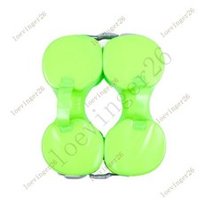 台灣出貨 防側翻嬰兒遊泳圈腋下圈寶寶浮圈幼兒手臂圈實心, 防水版綠色+6個海洋球, 1個