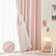 모던하우스 ON 린넨스타일 3중방한 3도씨커튼 높이조절형