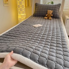 HAM 램스울 매트리스 토퍼 매트 싱글침대, 다크그레이