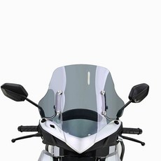 혼다 슈퍼커브 125 C125 튜닝 윈드스크린 숏 파츠 바이저 부품 아사히 순정, A. 브라운 35CM검은색 바인딩 스트립 포함