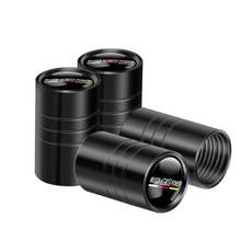 알루미늄 자동차 휠 타이어 에어 밸브 먼지 캡 시빅 세대 재즈 시티 핏 오디세이용, 1. Black-Mugen Power, 1개