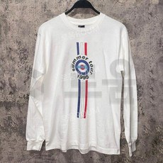 오아시스 OASIS 1995 투어 긴소매 맨투맨 화이트 순면 티셔츠 유니섹스 긴팔티