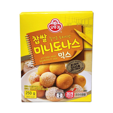 (무)오뚜기 찹쌀미니도나스믹스X(B), 250g, 10개
