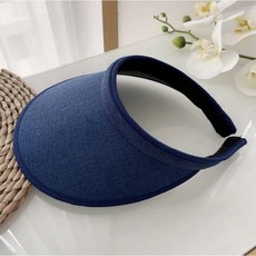 와이드 썬캡(블루) (여성용) 아줌마썬캡 넓은챙썬캡