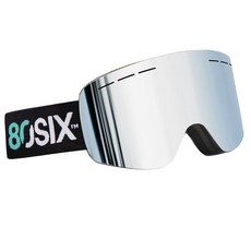 80Six 스노우 고글 - 스키 스노보드 스노모빌에 이상적 - OSFM - 블랙, 80Six 스노우 고글 스키 스노보드 스노모빌에 이상적