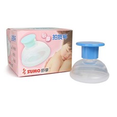 舒摩 矽膠拍痰杯 各種尺寸 寶寶拍痰神器 矽膠材質 安全無毒 易於清潔, 矽膠杯,L, 1個
