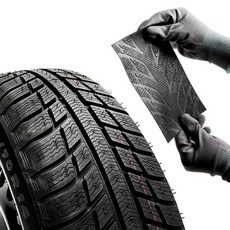 雪熊黏貼式一次性雪鍊, 1組