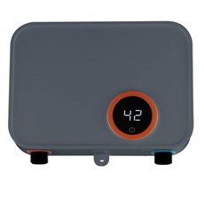 전기 온수기 5500W 작은 싱크대 아래 탱크리스 인스턴트 220v 주방 욕실 난방, 회색